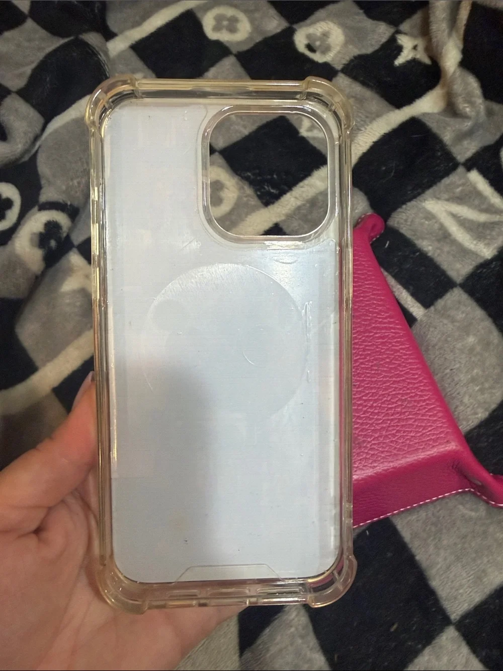 Netflix Pink Collage Phone Case with Pop Socket